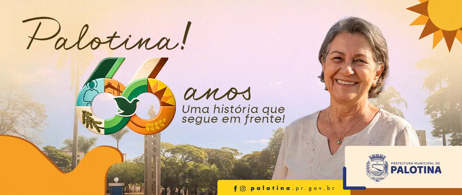 Pref Palotina 66 Anos banner 1530x647px